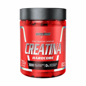 Creatina Integralmedica Hardcore 100% Pura Monohidratada 60 Cápsulas | Mais Força, Energia e Recuperação