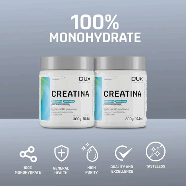 Creatina Monohidratada DUX Human Health – 100% Pura e Potente - Imagem 3