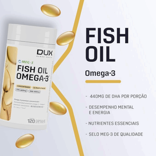 Ômega 3 Premium Dux Nutrition – Potência em cada cápsula para corpo e mente - Imagem 2