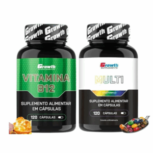 Combo Vitamina B12 + Multivitamínico Growth Supplements